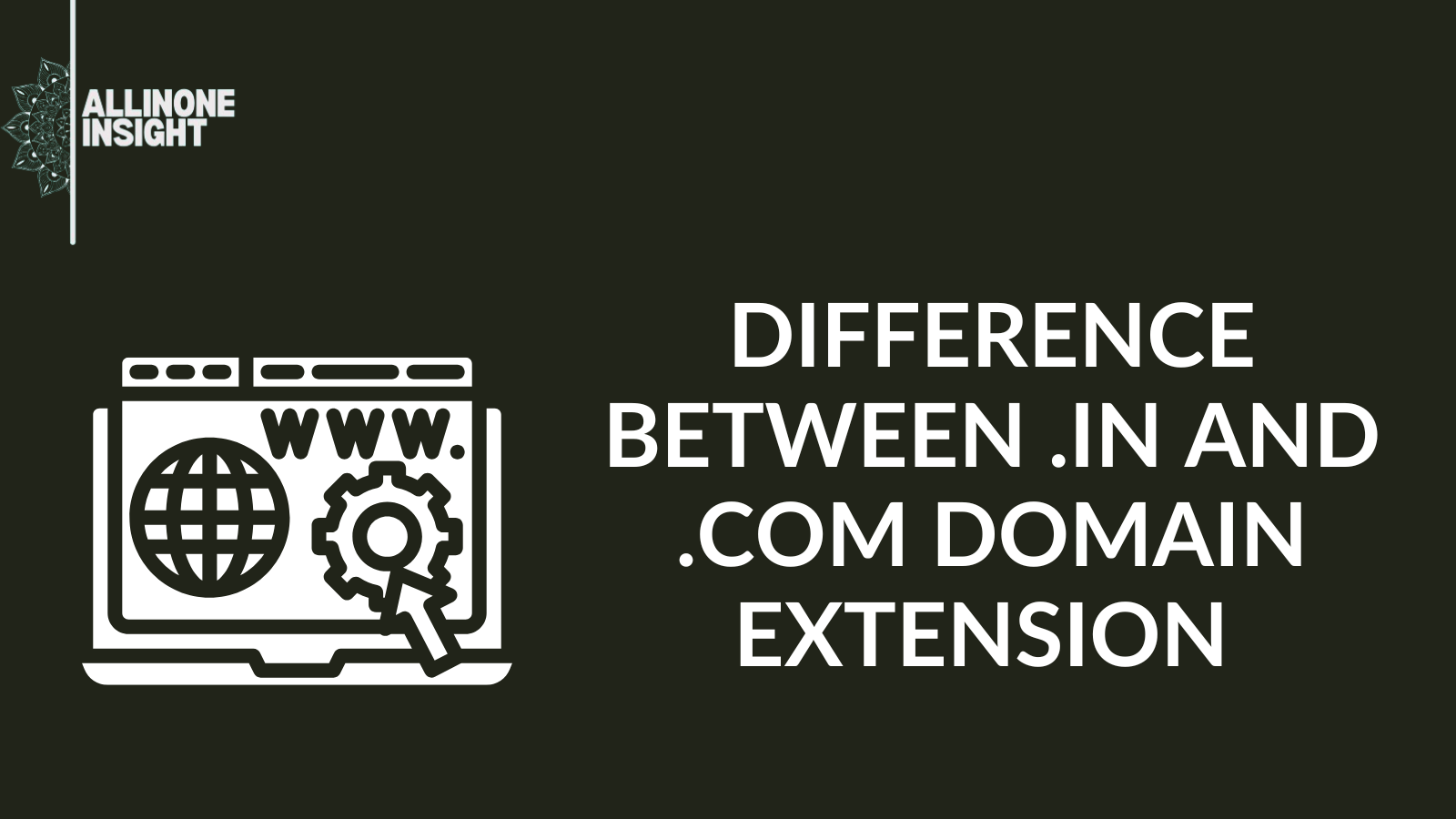 Understanding the Difference Between .IN and .COM Domain Extensions